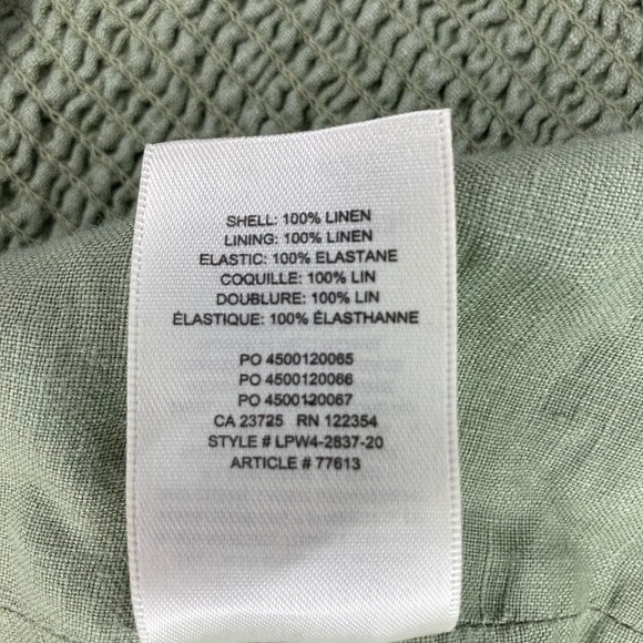 Aritzia Wilfred Wander Linen Blouse | Green | Size M - Picture 10 of 11